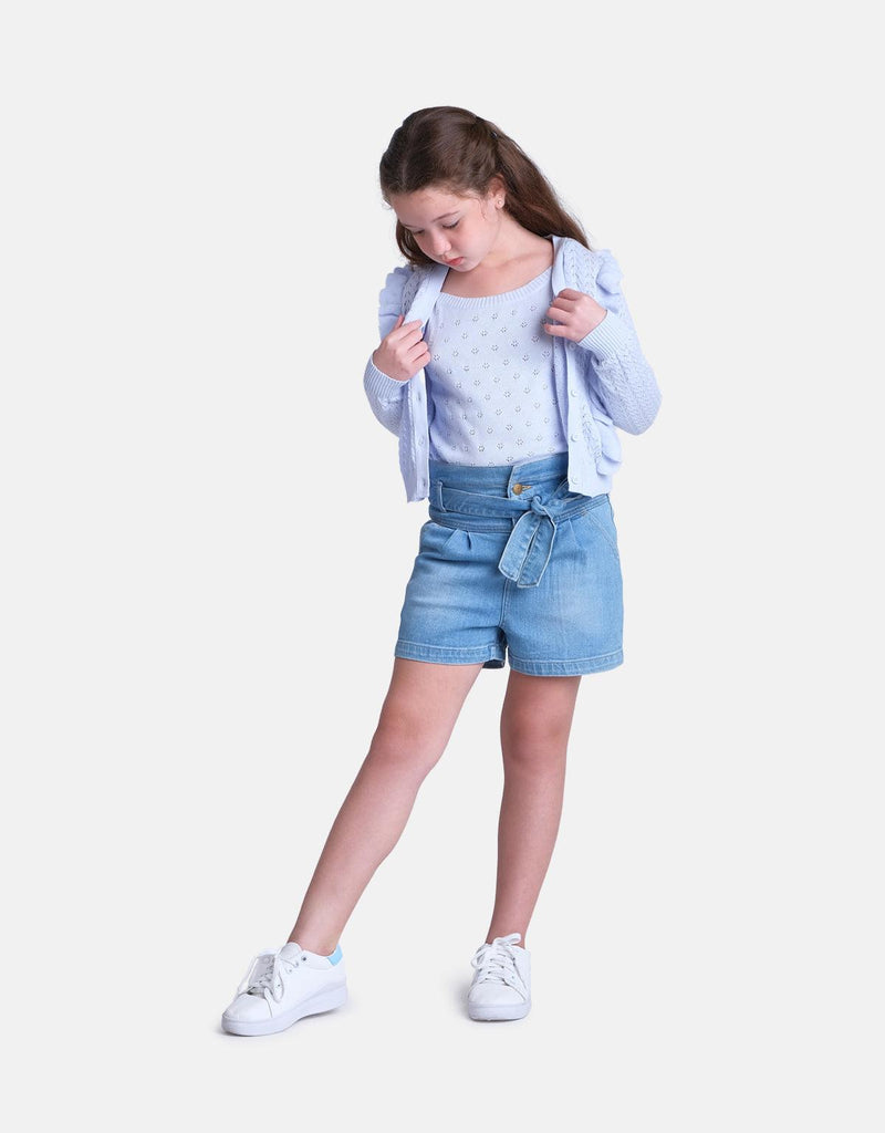 GIRLS RUFFLE KNIT CARDIGAN - gingersnaps | Shop Kids & Children's clothing online at gingersnaps.com.ph