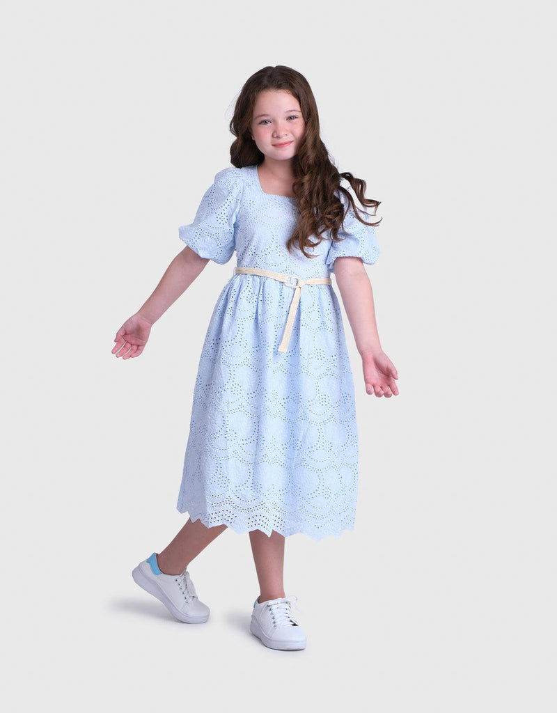 GIRLS LACE WAISTED DRESS - gingersnaps | Shop Kids & Children's clothing online at gingersnaps.com.ph