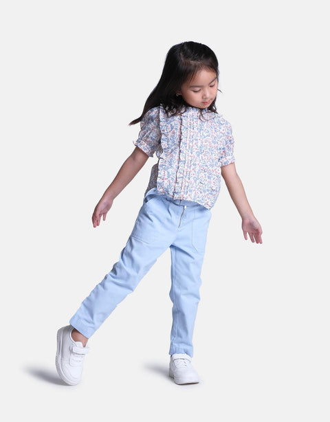 GIRLS TWILL PAPERBAG PANTS - gingersnaps | Shop Kids & Children's clothing online at gingersnaps.com.ph
