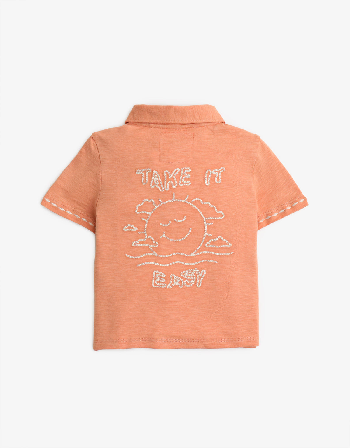 BABY BOYS EMBROIDERED POLO