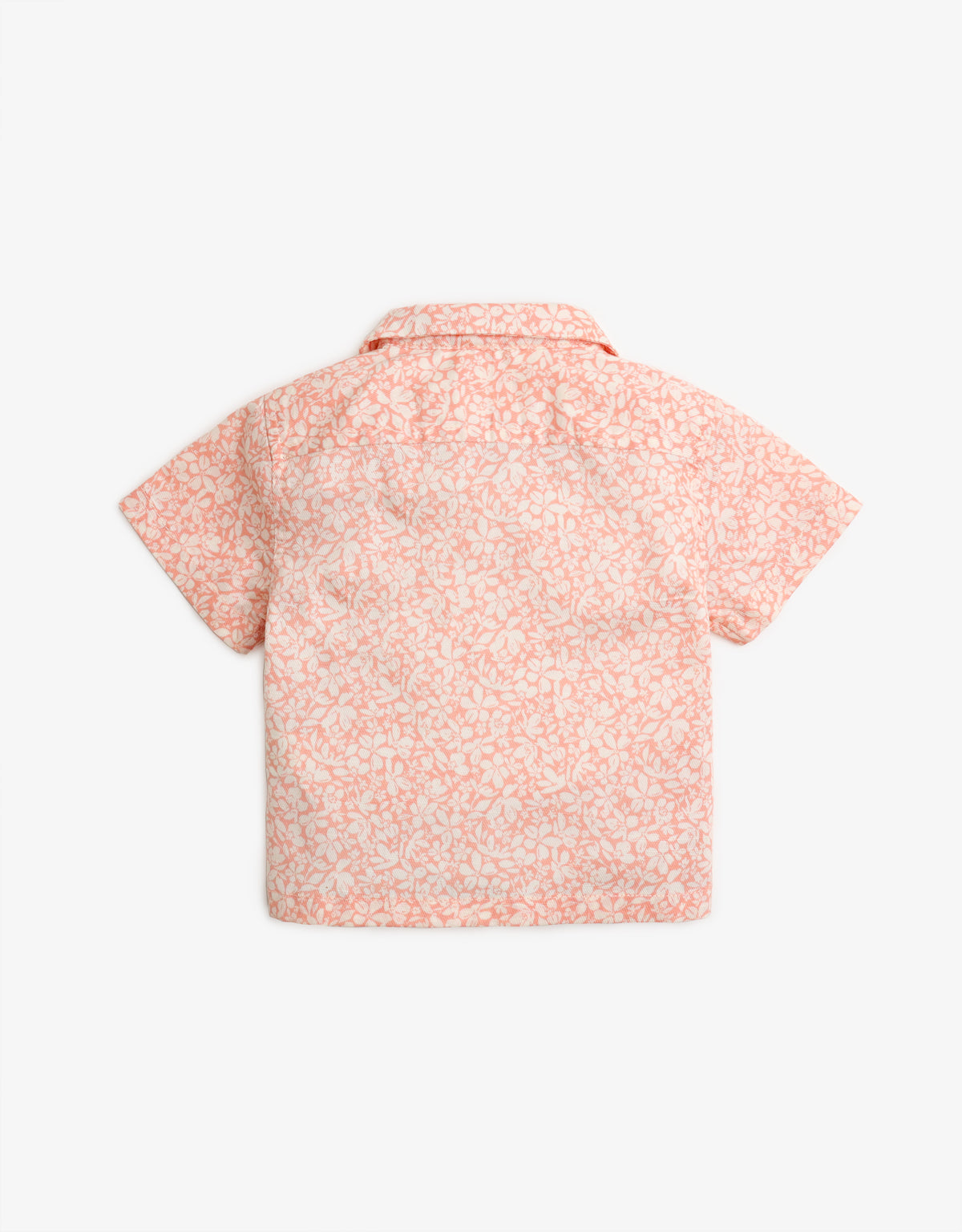 BABY BOYS FLORAL SHORTSLEEVES SHIRT