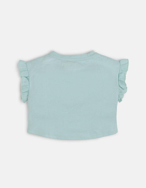 BABY GIRLS BOXY TOP WITH RUFFLES SLEEVES AND SPOT PRINT - gingersnaps | Shop Kids & Children's clothing online at gingersnaps.com.ph