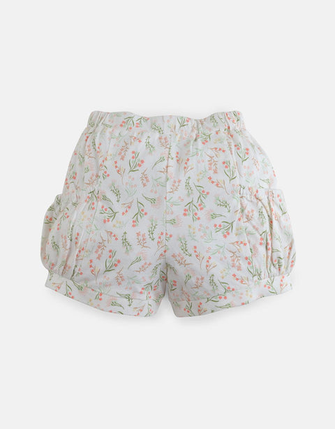 GIRLS PRINTED SHORTS WITH BUBBLE POCKETS - gingersnaps | Shop Kids & Children's clothing online at gingersnaps.com.ph