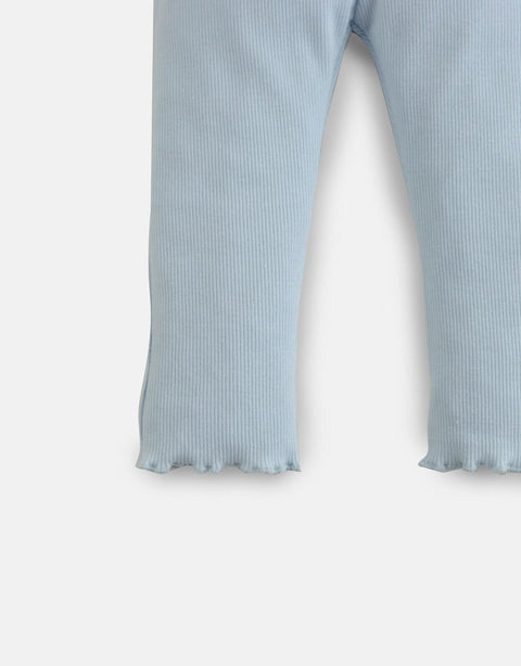 BABY GIRLS RIBBED LEGGINGS WITH RUFFLES ON WAIST - gingersnaps | Shop Kids & Children's clothing online at gingersnaps.com.ph