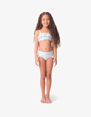 GIRLS GINGHAM RUFFLED BIKINI TOP - gingersnaps | Shop Kids & Children's clothing online at gingersnaps.com.ph