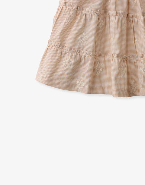 BABY GIRLS EMBROIDERED GINGHAM SMOCKED DRESS - gingersnaps | Shop Kids & Children's clothing online at gingersnaps.com.ph