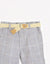 BABY BOYS CHECK LINEN SHORTS - gingersnaps | Shop Kids & Children's clothing online at gingersnaps.com.ph, linen shorts, check shorts, checkered shorts, gray checkered shorts, gray shorts, gray linen shorts, grey linen shorts, above the knee linen shorts, linen shorts with belt, checkered linen shorts, gray checkered linen short for kids, kids linen shorts, boys’ above the knee check linen shorts, shorts, checkered shorts for kids, checkered linen shorts with belt for kids boys