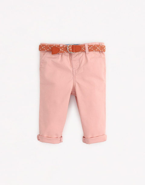 BABY BOYS CHINOS WITH BELT - gingersnaps | Shop Kids & Children's clothing online at gingersnaps.com.ph, chino pants, pink chino pants, pink chino pants with belt, chino pants with belt, chino pants for kids, baby boys' chino pants, chino pants for baby boys, chino pants with belt for kids, gingersnaps chino pants, pink chino pants for kids boys, pink chino pants with belt baby boys
