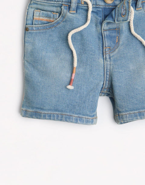 BABY BOYS EMBRO DRAWSTRING SHORTS - gingersnaps | Shop Kids & Children's clothing online at gingersnaps.com.ph