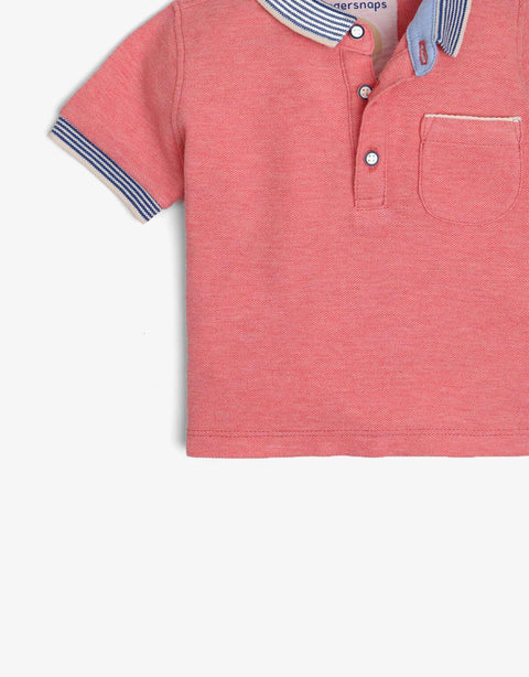 BABY BOYS FINE STRIPEY FLAT KNIT POLO - gingersnaps | Shop Kids & Children's clothing online at gingersnaps.com.ph