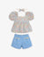 BABY GIRLS FLORAL PRINTED SHORTS SET WITH HEADBAND - gingersnaps | Shop Kids & Children's clothing online at gingersnaps.com.ph