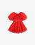 BABY GIRLS PUFFED SLEEVES DRESS WITH BELT - gingersnaps | Shop Kids & Children's clothing online at gingersnaps.com.ph
