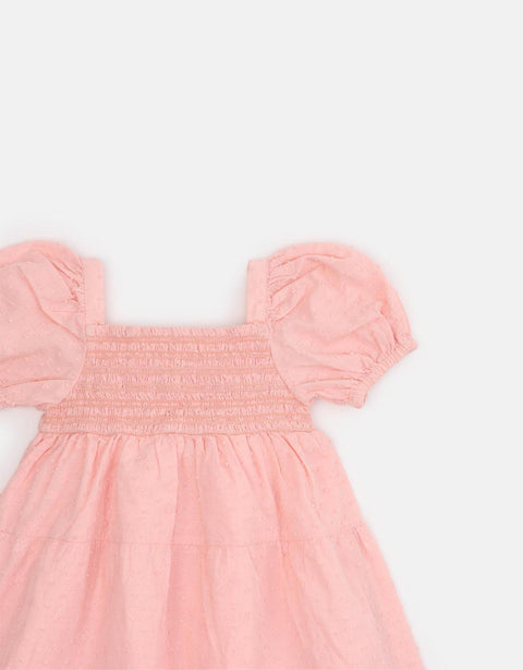 BABY GIRLS SMOCKED TIERED DRESS - gingersnaps | Shop Kids & Children's clothing online at gingersnaps.com.ph