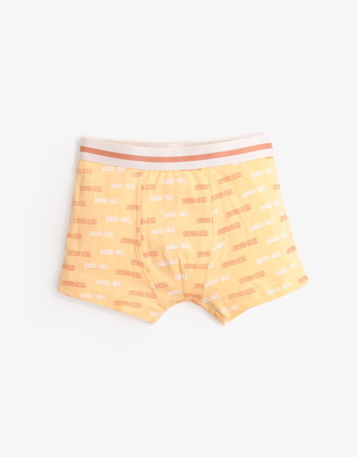 BOYS 3-PACK FASTFOOD BOXER SHORTS SET - gingersnaps | Shop Kids & Children's clothing online at gingersnaps.com.ph