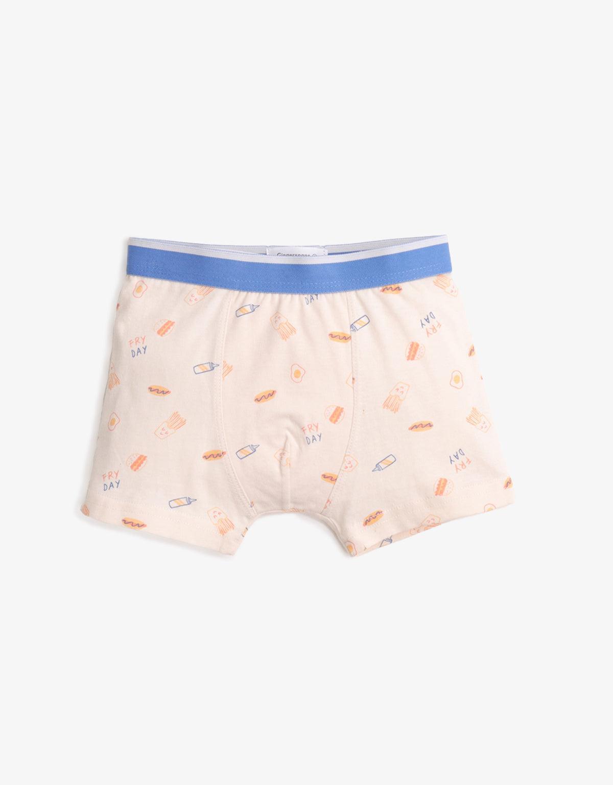 BOYS 3-PACK FASTFOOD BOXER SHORTS SET - gingersnaps | Shop Kids & Children's clothing online at gingersnaps.com.ph