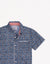 BOYS BLUE & ORANGE FLORAL SHORT SLEEVES SHIRT - gingersnaps | Shop Kids & Children's clothing online at gingersnaps.com.ph