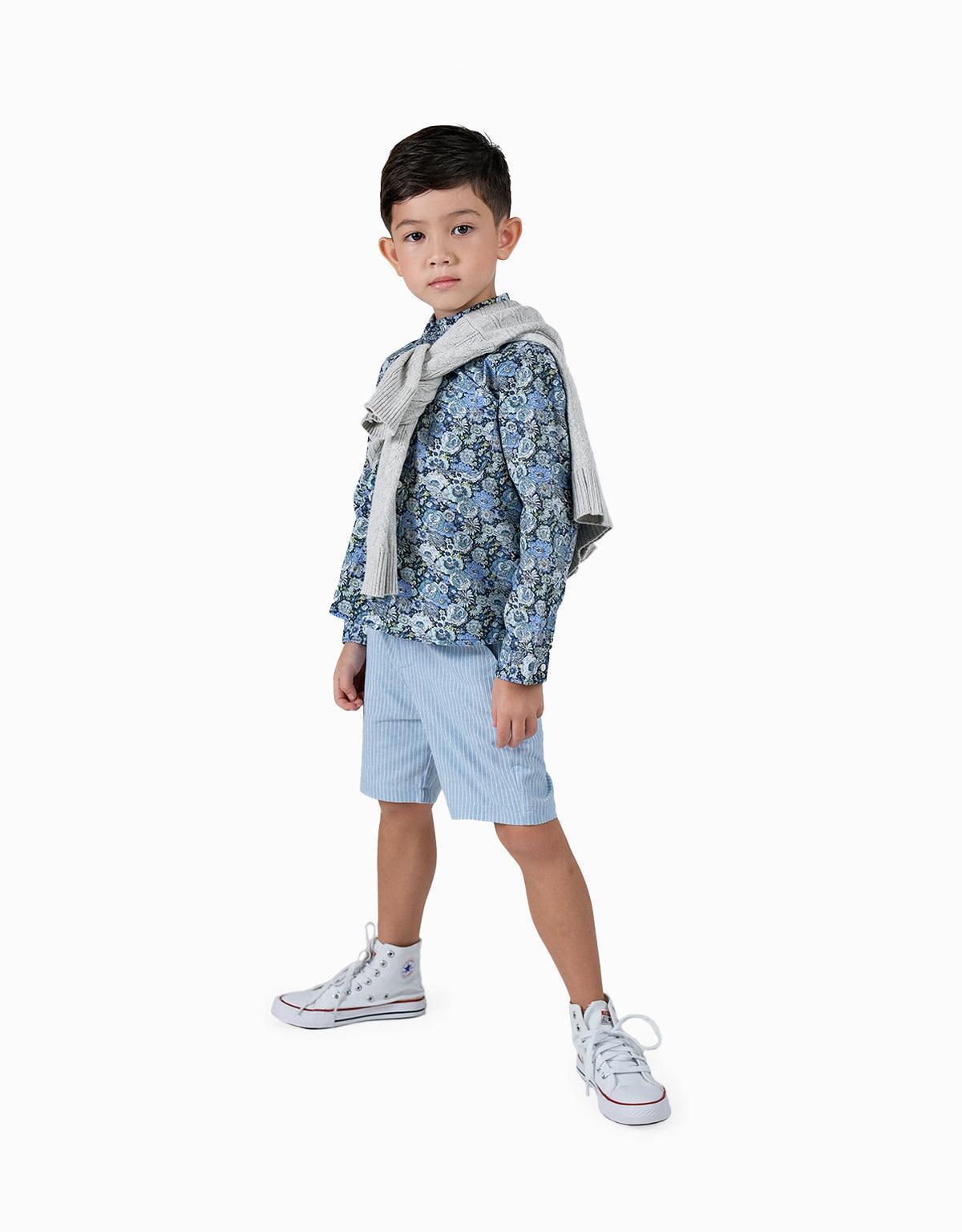 BOYS DITSY FLORAL SHIRT - gingersnaps | Shop Kids & Children's clothing online at gingersnaps.com.ph