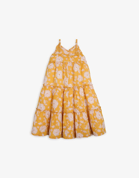 GIRLS FLORAL PRINT MAXI DRESS - gingersnaps | Shop Kids & Children's clothing online at gingersnaps.com.ph
