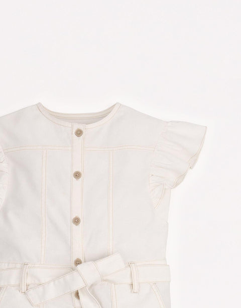 GIRLS JUMPSUIT WITH FRILL SLEEVES - gingersnaps | Shop Kids & Children's clothing online at gingersnaps.com.ph