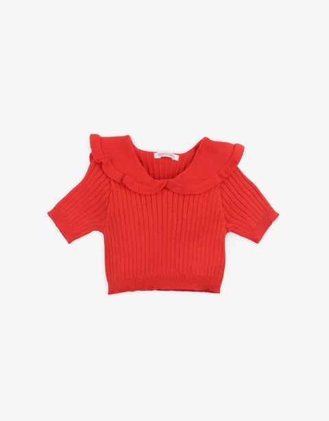 GIRLS KNIT COLLARED TOP AND PLEATED SKIRT SET - gingersnaps | Shop Kids & Children's clothing online at gingersnaps.com.ph