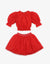 GIRLS PUFFY TOP AND UMBRELLA TULLE SKIRT SET WITH POUF SLING BAG - gingersnaps | Shop Kids & Children's clothing online at gingersnaps.com.ph